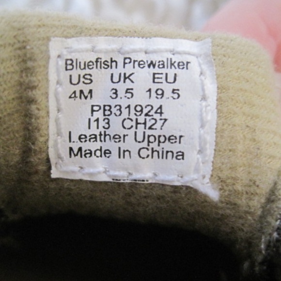 Sperry Bluefish Top-Sider Pre-walker Shoe  (4M) - Picture 10 of 10